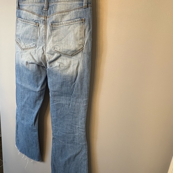 L'AGENCE Sofia Light Blue High Rise Cropped Flare Jeans size 25 - Picture 13 of 16